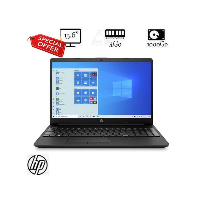 HP Notebook PC Dual Core 15,6'' / 4GB / 1000GB - Win 10 - Garantie 12 Mois HP Notebook PC Dual Core 15,6'' / 4GB / 1000GB - Win 10 - Garantie 12 Mois
